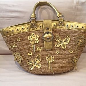 Rafe straw beach tote